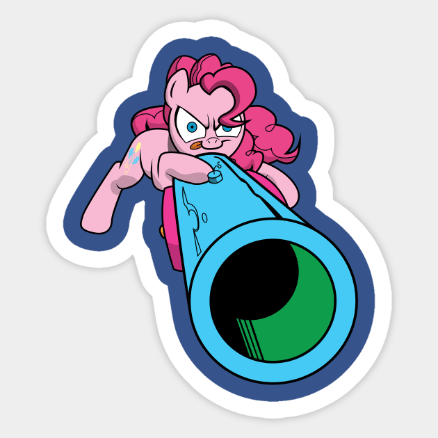 Party Cannon Sticker by Stainless33